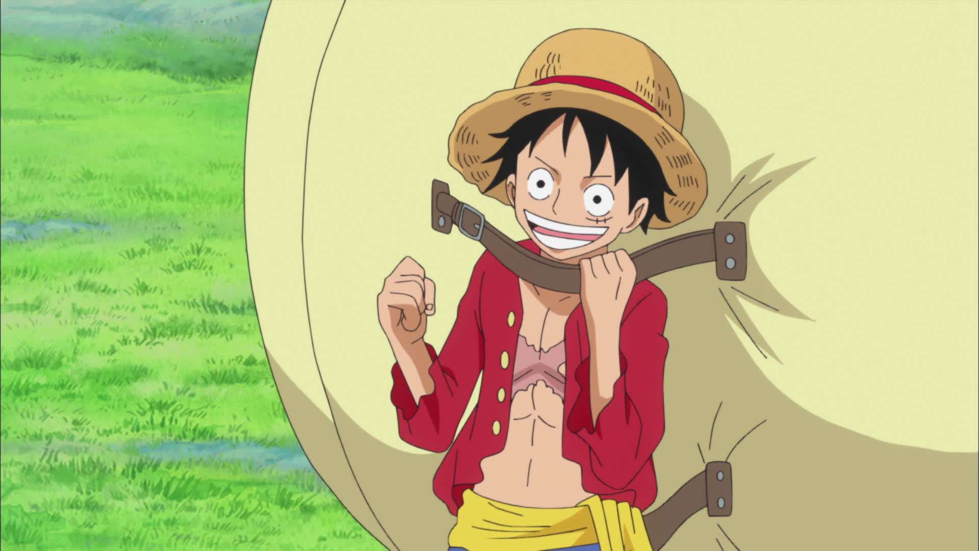 One Piece : Saga 08 - Île des hommes poissons - Épisode 522 : Tout le monde  à bord., Luffy en route pour le nouveau monde !, image size:1920x1080